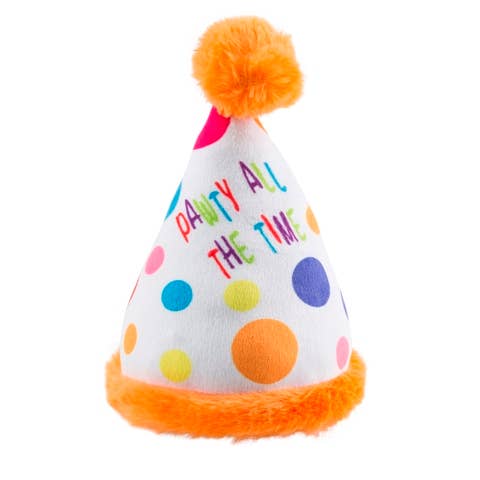 Happy Birthday Pawty Hat Dog Toy