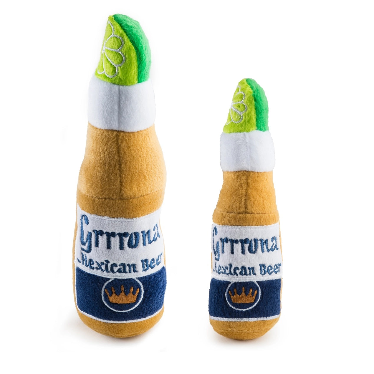 Grrrona Beer Parody Dog Toy