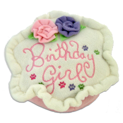 Birthday Girl Cake Dog Toy