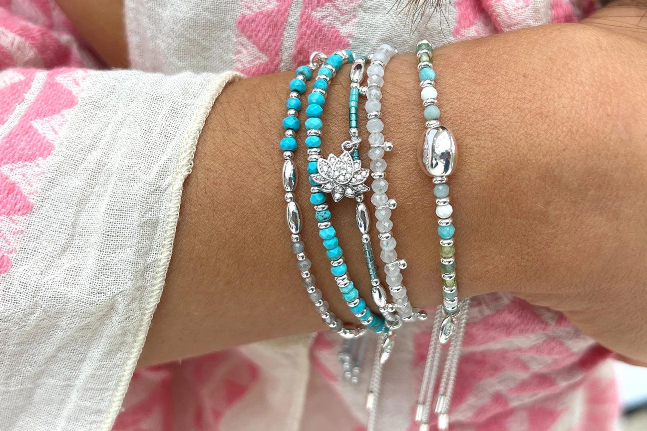 Mystical Turquoise Silver Bracelet
