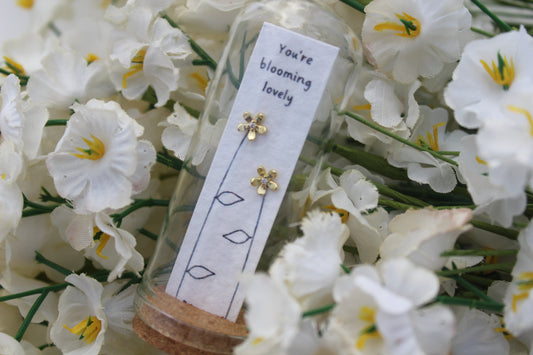 You're Blooming Lovely Jar Earrings