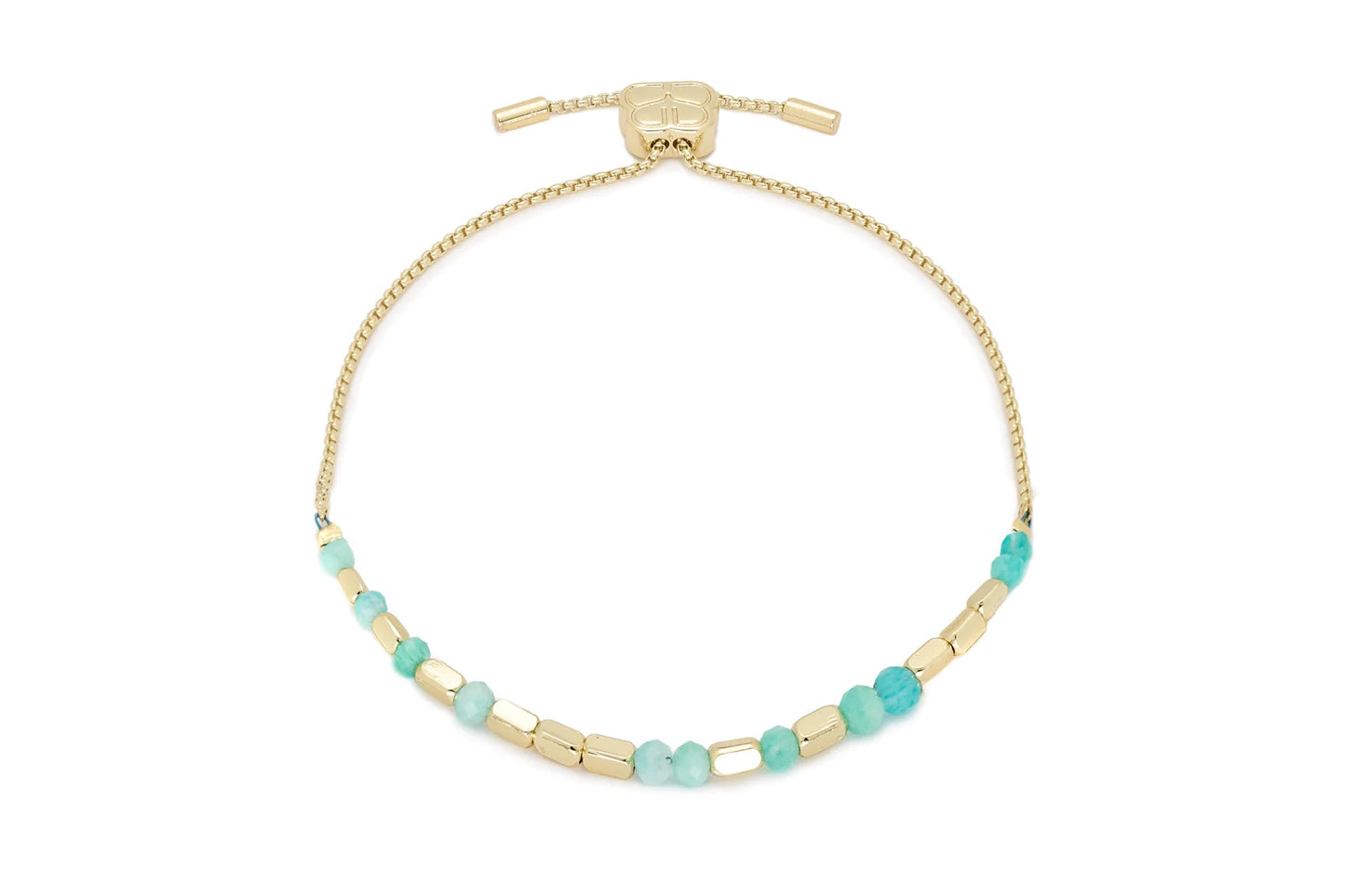 Morse Code Encourage Gold Bracelet