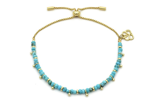 Harmony Turquoise Gold Bracelet