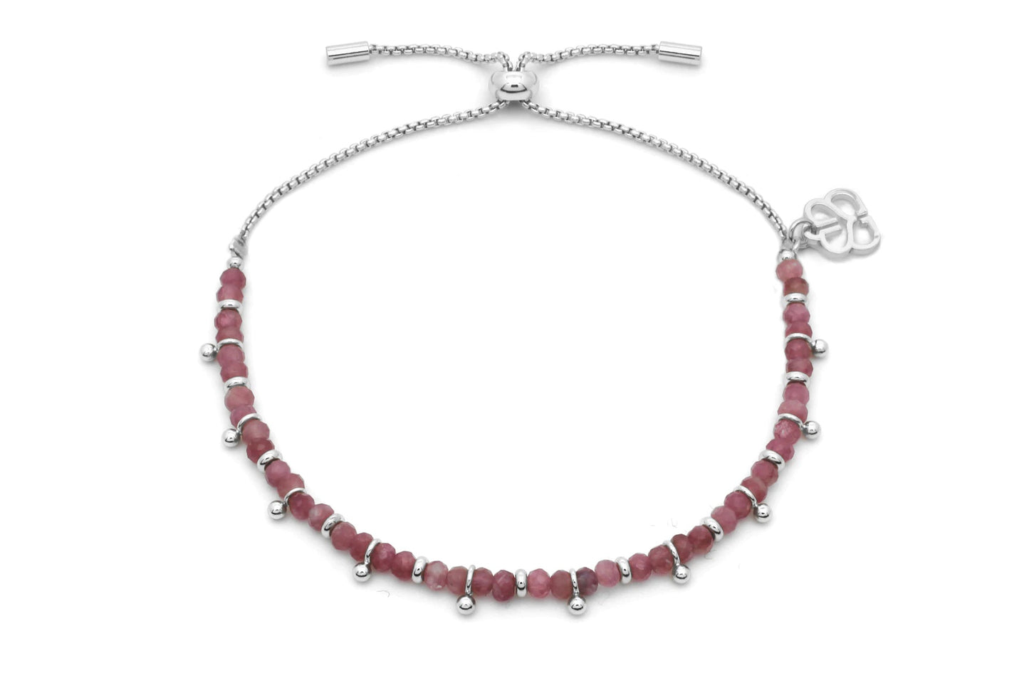 Harmony Pink Tourmaline Bracelet Silver Bracelet