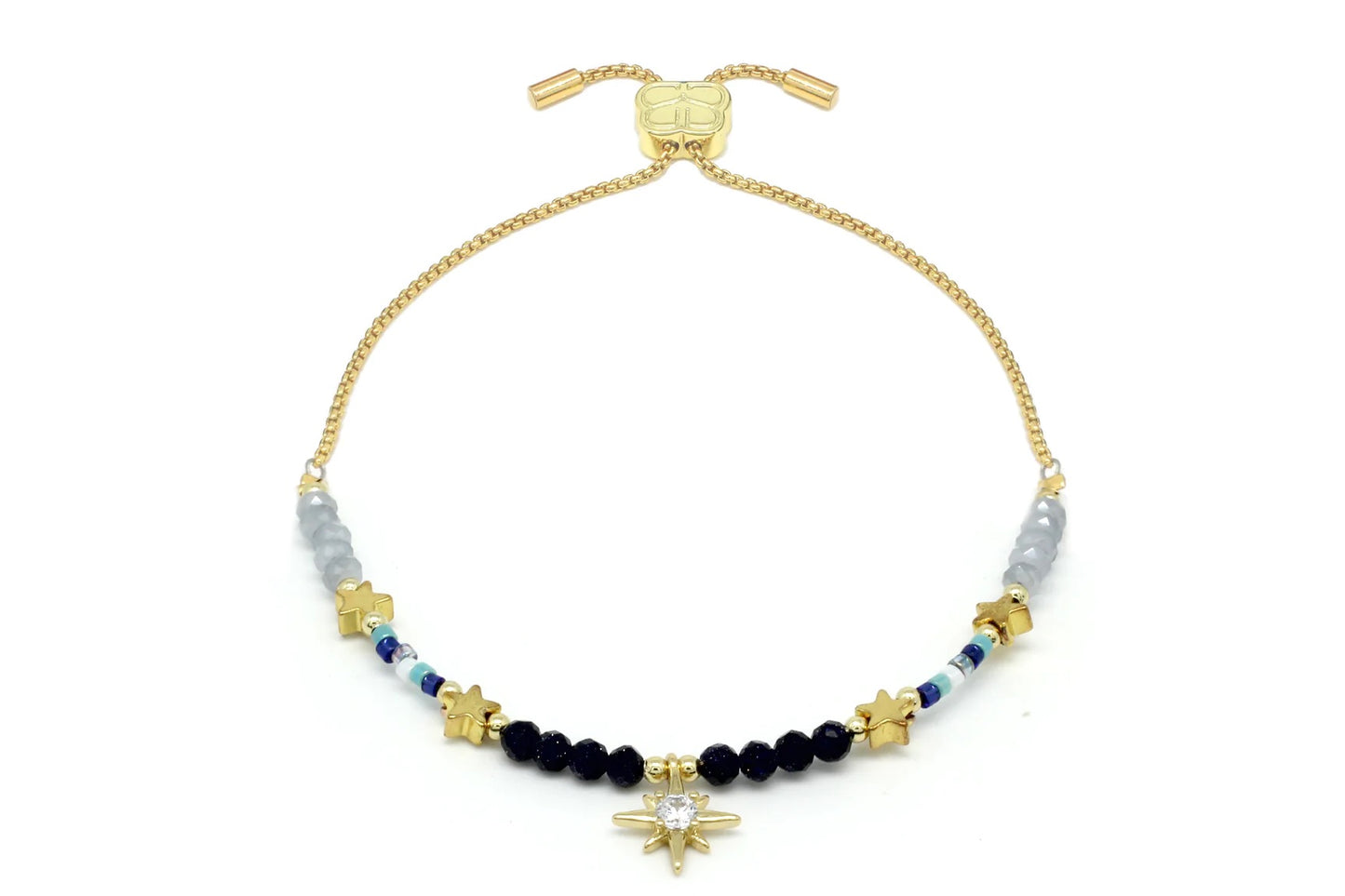 Shining Star Gold Beaded Bracelet