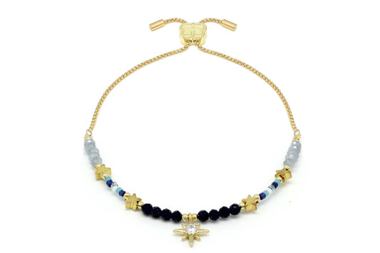 Shining Star Gold Beaded Bracelet