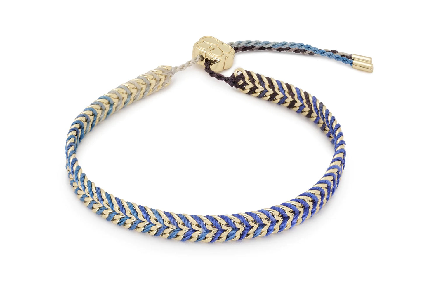 Iztac Denim Ombré Gold Bracelet