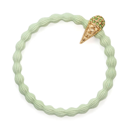 Pistachio Ice Cream Bling Hair Tie