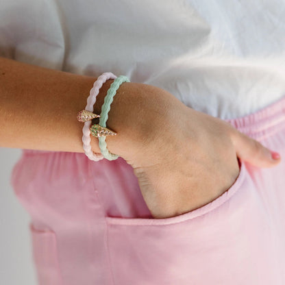 Strawberry Ice Cream Bling Hair Tie