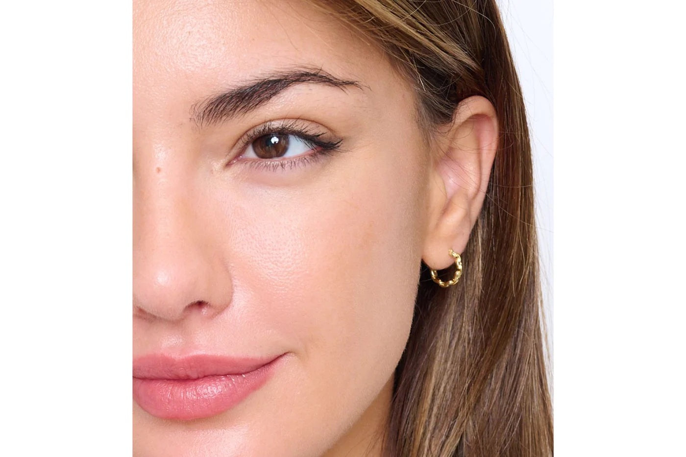 Sabrina Gold Hoop Earrings