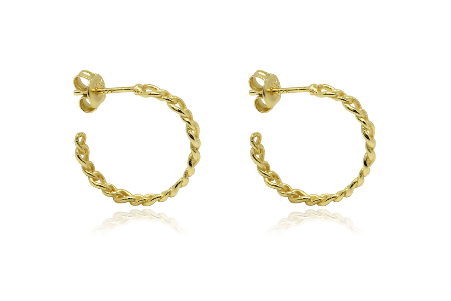 Mathis Gold Hoop Earrings