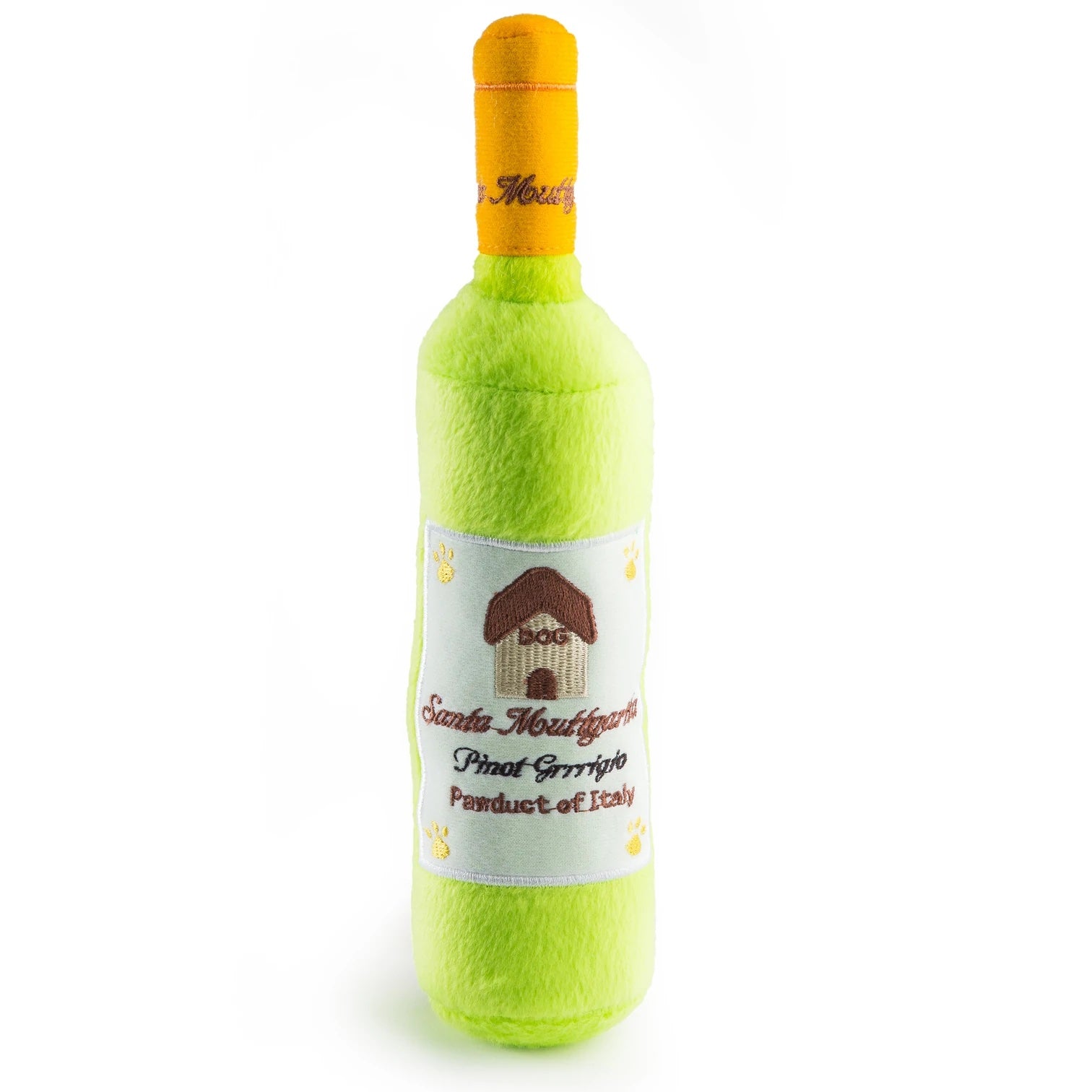 Santa Mutgarita Pinot Grrrigio Parody Dog Toy