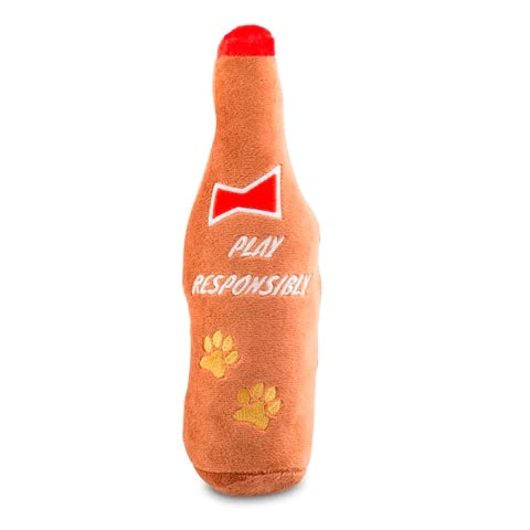 Barkweiser Beer Parody Dog Toy