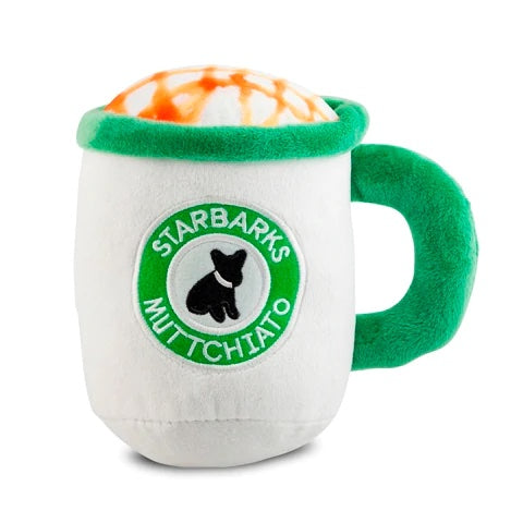 Starbarks Muttchiato Coffee Cup Parody Dog Toy