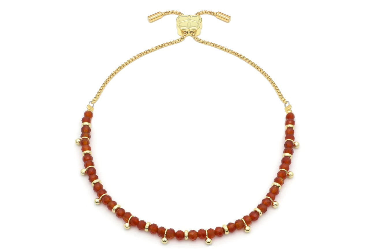 Harmony Carnelian Gold Bracelet