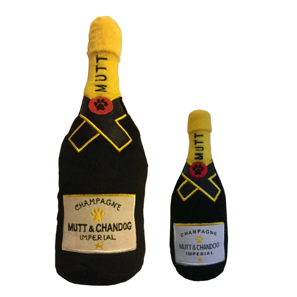 Mutt & Chandog Champagne Dog Toy