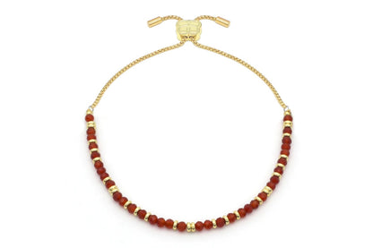 Mystical Carnelian Gold Bracelet