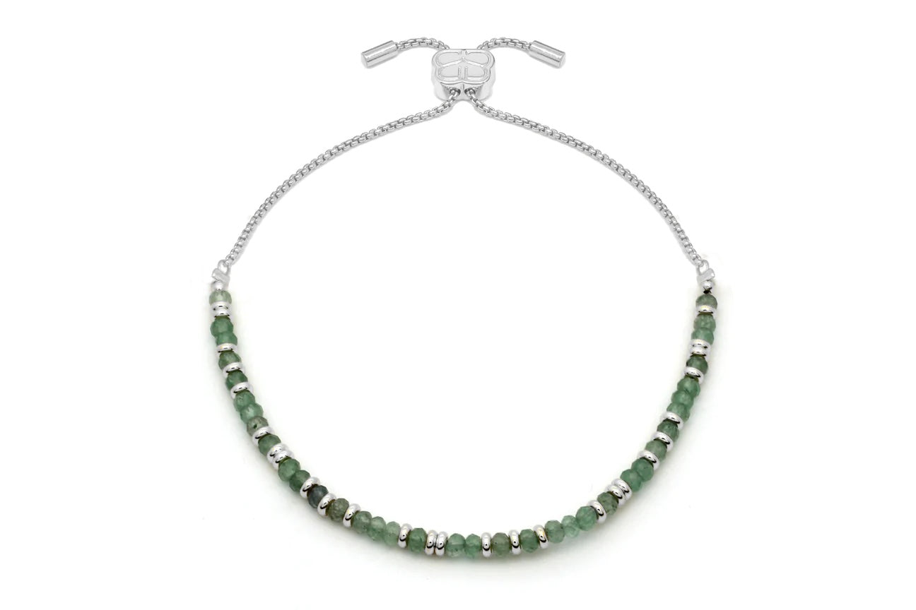 Mystical Chrysoprase Silver Bracelet