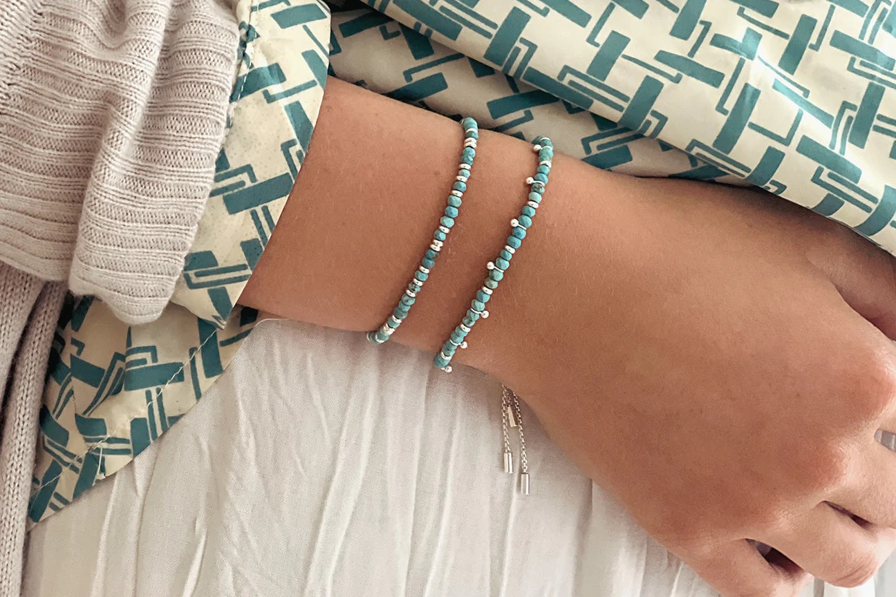 Harmony Turquoise Silver Bracelet