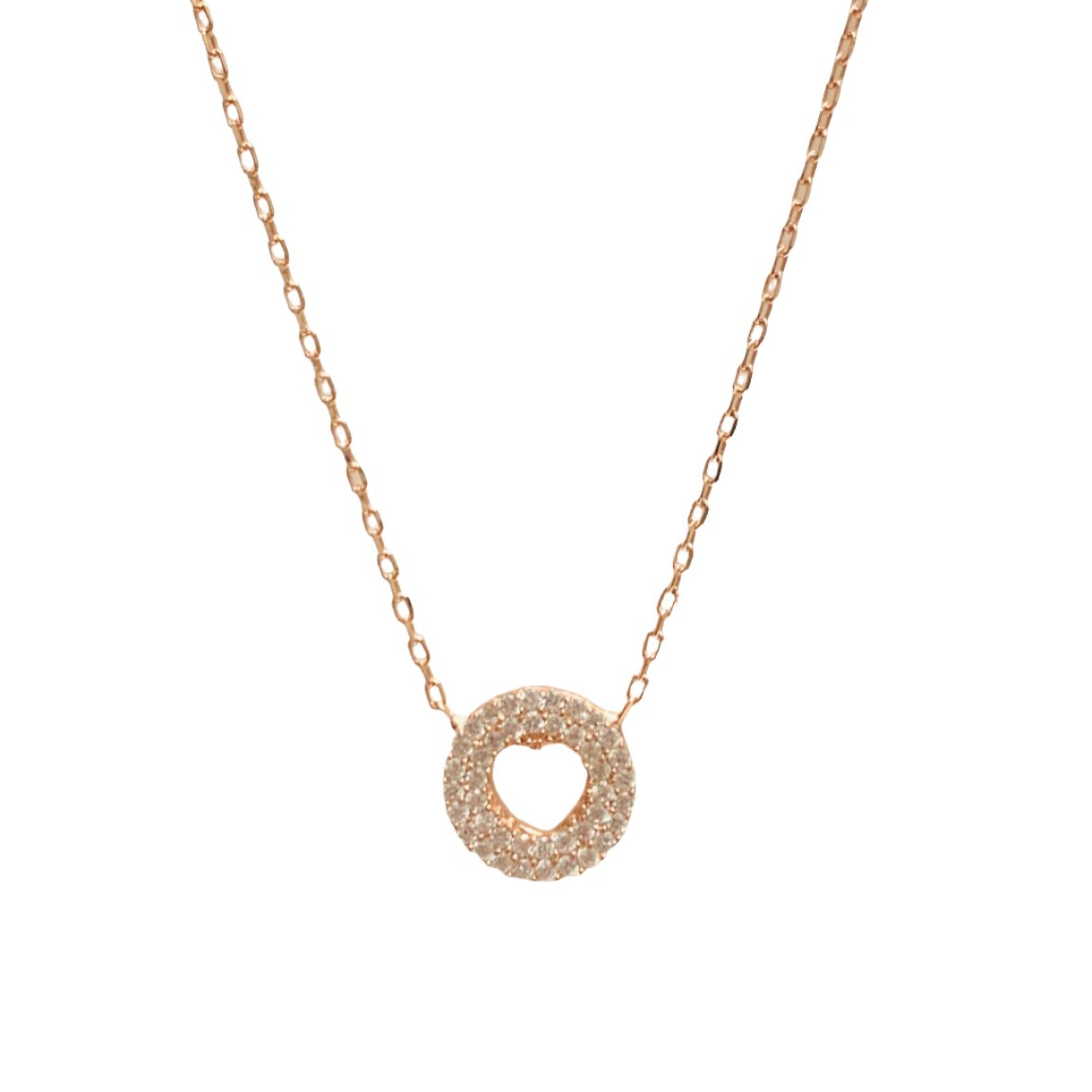 Chain with Pavé Pendant Necklace