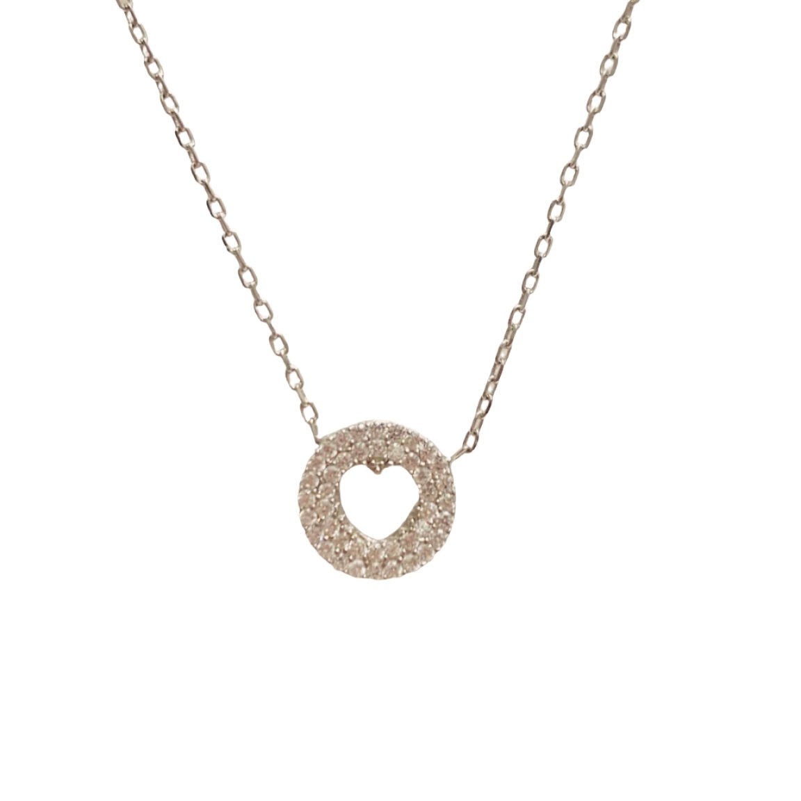 Chain with Pavé Pendant Necklace