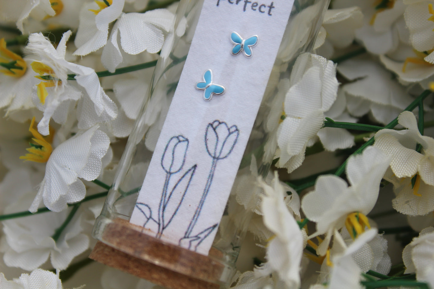 You Are Perfect Butterfly Earring Jars