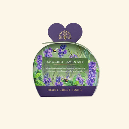 Signature English Lavender Heart Guest Soaps