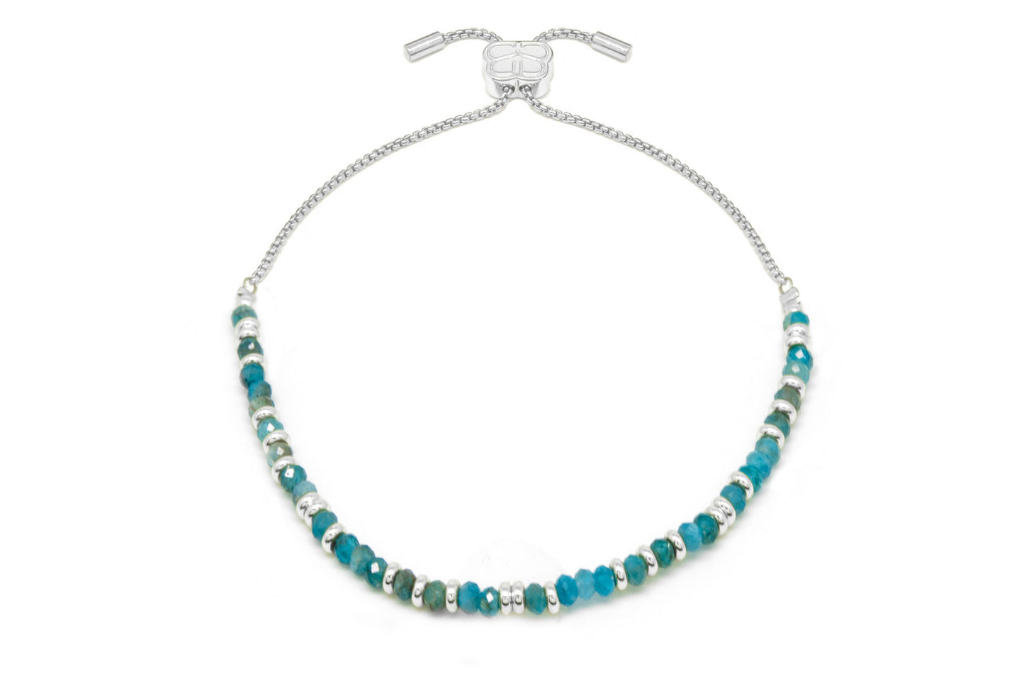 Mystical Apatite Silver Bracelet