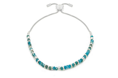 Mystical Apatite Silver Bracelet