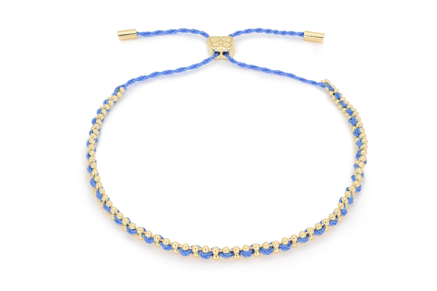 Braid Blue & Gold Bracelet