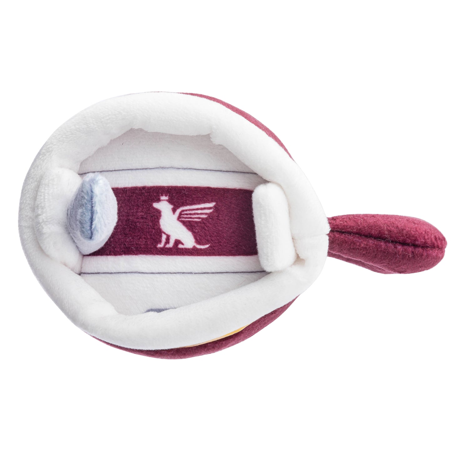 Snuggly Cup - Red Stocking Stuffers Christmas Dog Toy Top View